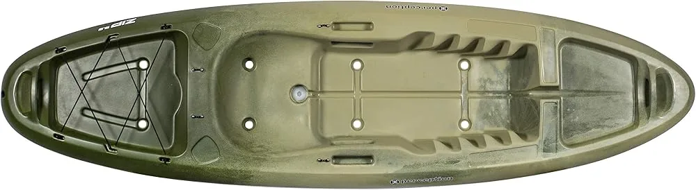 perception zip 95 sit on top kayak stable and fast rear storage